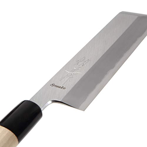 Syosaku Japanese Sushi Vegetable Chef Knife ShirokoWhite Stees N...