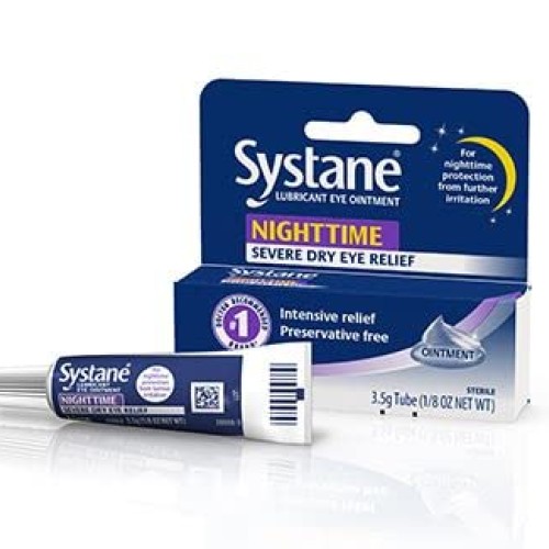 Systane Nighttime Lubricant Eye Ointment 3.5g Tube