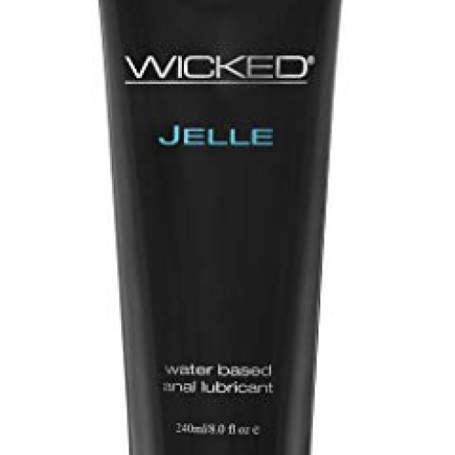 Wicked Jelle Waterbased Anal Gel - 8 oz