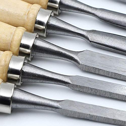 12Pcs Professional Wood Carving Chisel Set with Carrying Case for ...