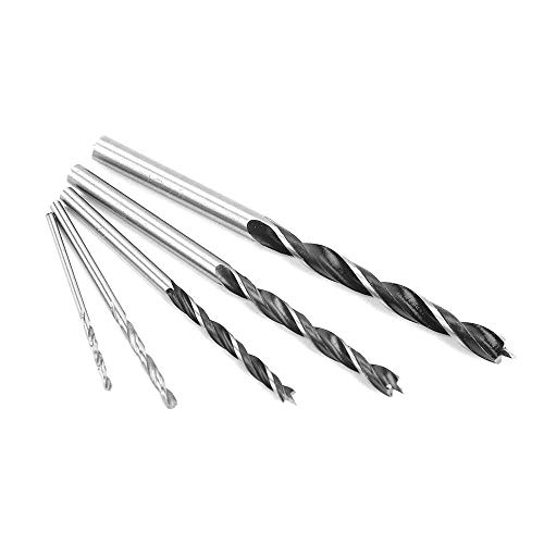 7 in 1 Hand Drill Bits Set,Manual Tool Pin Vises with Chuck Key & ...