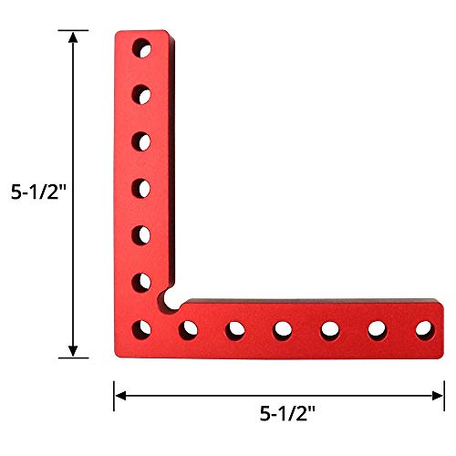 90 Degrees Positioning Squares,5.5 Inch Right Angle Clamp with 2 C...