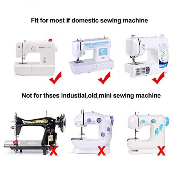 11Pcs Presser Feet, Sewing Machine Kit Household DIY Spare Parts A...