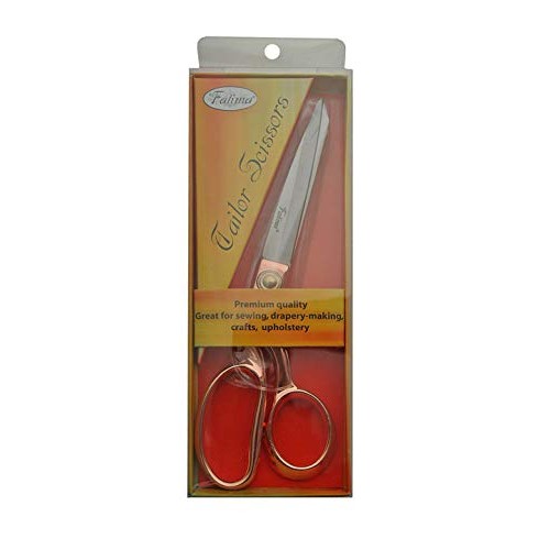SZCO Supplies 8.5” Fatima Heavy-Duty Fabric Tailor Scissors with R...