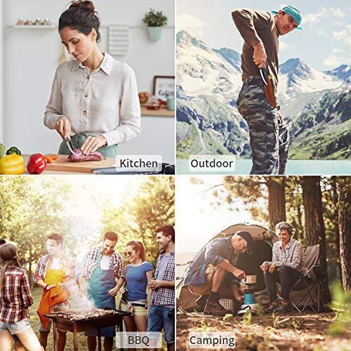 Meat Cleaver Carbon Steel Butcher Knife Hand Forged Boning Knife w...