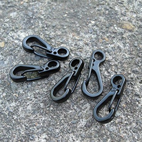 SZHOWORLD 10PCS/LOT Mini SF Spring Backpack Clasps Climbing Carabi...