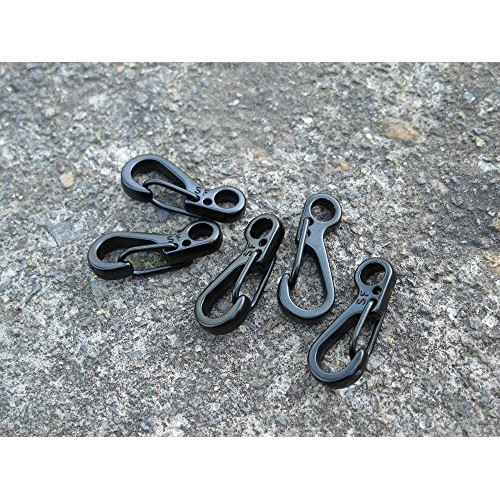 SZHOWORLD 10PCS/LOT Mini SF Spring Backpack Clasps Climbing Carabi...