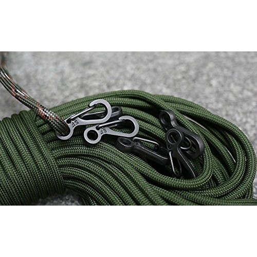 SZHOWORLD 10PCS/LOT Mini SF Spring Backpack Clasps Climbing Carabi...