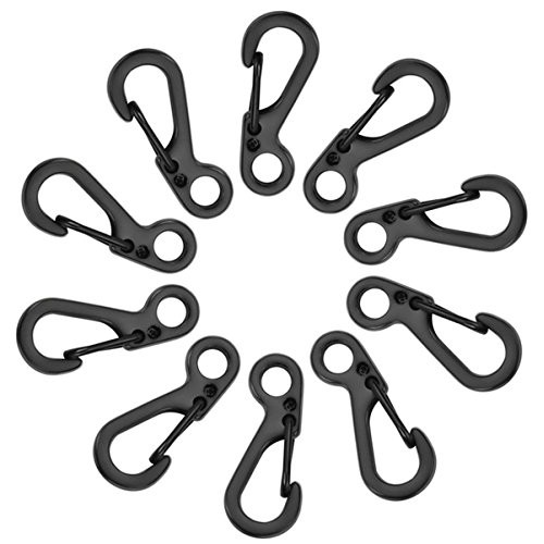 SZHOWORLD 10PCS/LOT Mini SF Spring Backpack Clasps Climbing Carabi...