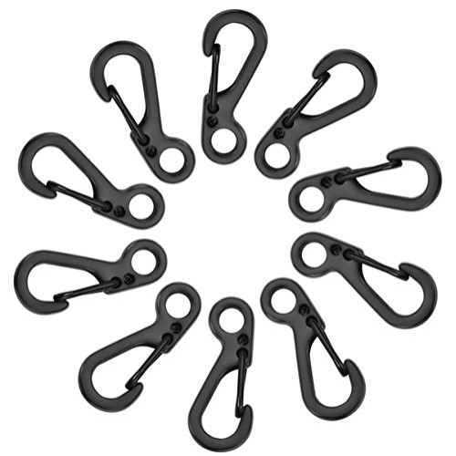 SZHOWORLD 10PCS/LOT Mini SF Spring Backpack Clasps Climbing Carabi...