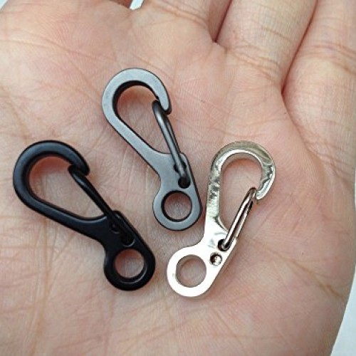 SZHOWORLD 10PCS/LOT Mini SF Spring Backpack Clasps Climbing Carabi...