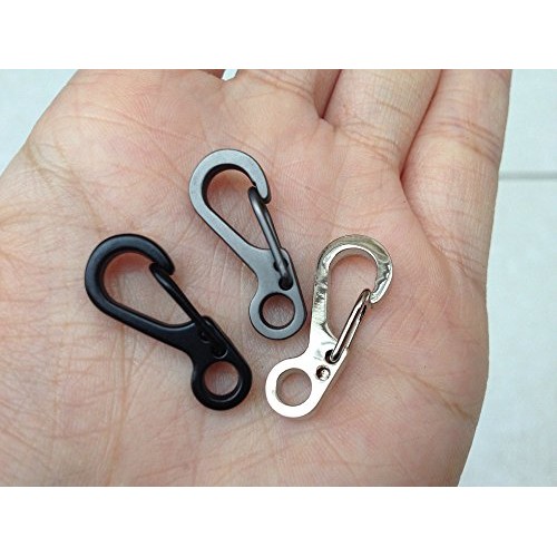 SZHOWORLD 10PCS/LOT Mini SF Spring Backpack Clasps Climbing Carabi...