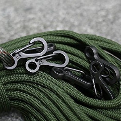 SZHOWORLD 10PCS/LOT Mini SF Spring Backpack Clasps Climbing Carabi...