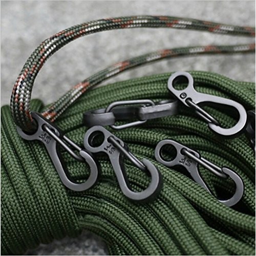 SZHOWORLD 10PCS/LOT Mini SF Spring Backpack Clasps Climbing Carabi...
