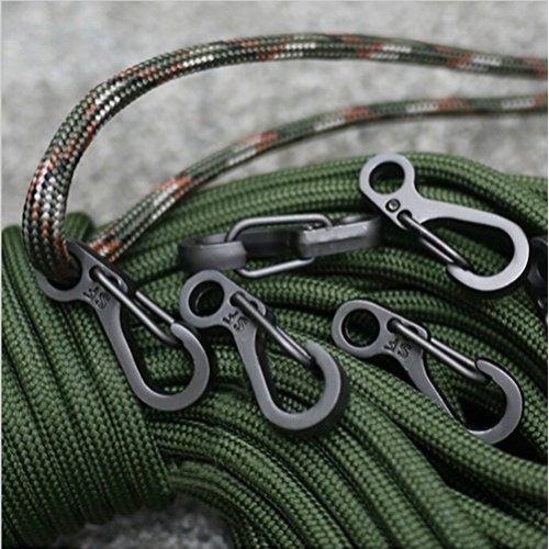 SZHOWORLD 10PCS/LOT Mini SF Spring Backpack Clasps Climbing Carabi...