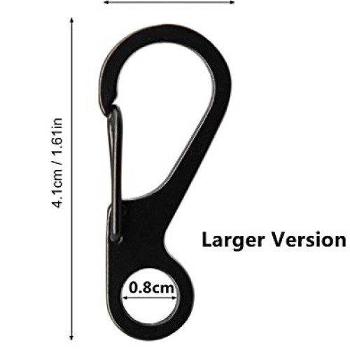 SZHOWORLD 10PCS/LOT Mini SF Spring Backpack Clasps Climbing Carabi...