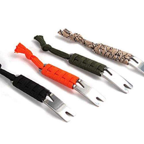 SZHOWORLD 4PCS Manual Paracord System of Multi-Purpose Stainless S...