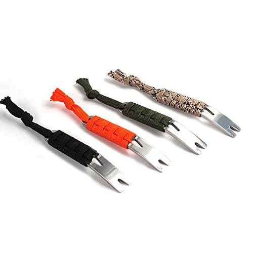 SZHOWORLD 4PCS Manual Paracord System of Multi-Purpose Stainless S...