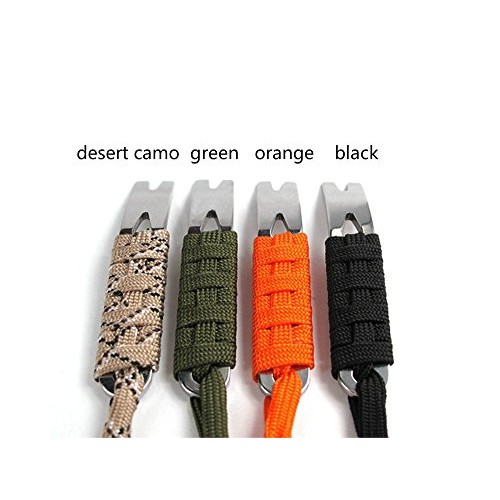 SZHOWORLD 4PCS Manual Paracord System of Multi-Purpose Stainless S...