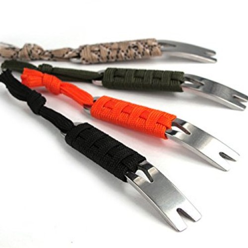 SZHOWORLD 4PCS Manual Paracord System of Multi-Purpose Stainless S...