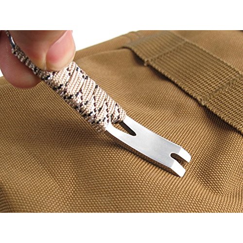 SZHOWORLD 4PCS Manual Paracord System of Multi-Purpose Stainless S...