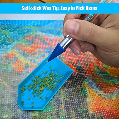 2 Pcs Diamond Painting Tools Self-Stick Drill Pen, Specialty Desig...