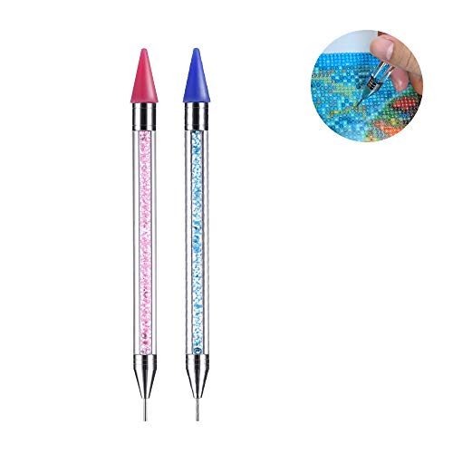 2 Pcs Diamond Painting Tools Self-Stick Drill Pen, Specialty Desig...