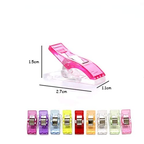 100PCS Colorful Craft Sewing Clips for Quilting,Multipurpose Sewin...