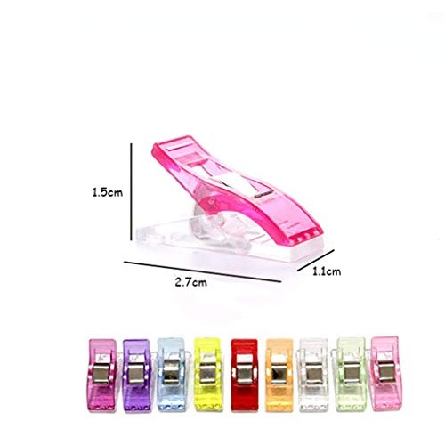 100PCS Colorful Craft Sewing Clips for Quilting,Multipurpose Sewin...
