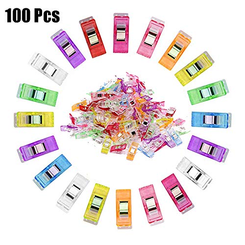100PCS Colorful Craft Sewing Clips for Quilting,Multipurpose Sewin...