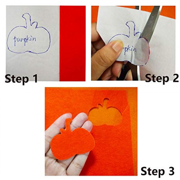 15PCS Assorted Colors Adhesive Felt Fabric Sheets,15 Colors A4 Siz...