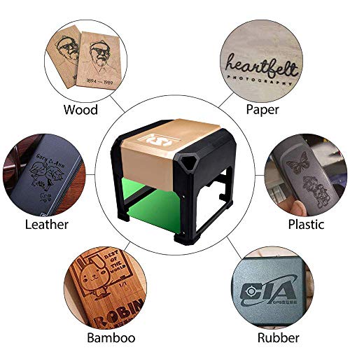 Laser Engraver Machine, Laser Engraving Machine 3000mW Mini Deskto...