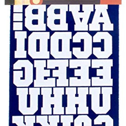 Sport Iron on Letters Blue, 1 1/2 Inch