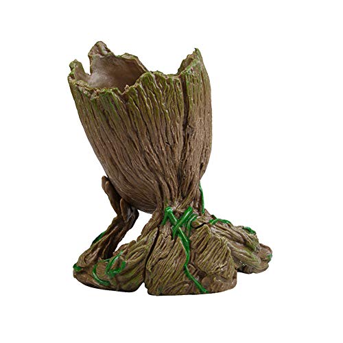 Tritow Vinyl Baby Groot Flowerpot Pen Pot Holder Plants Flower Pot...