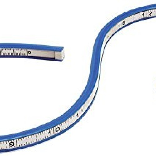 T&B 24 Inch 60cm Flexible Curve Ruler Helix Drafting Drawing Mea...