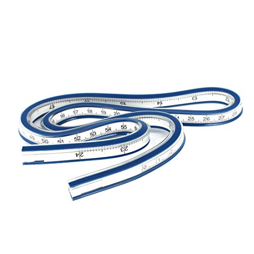 T&B 24 Inch 60cm Flexible Curve Ruler Helix Drafting Drawing Mea...