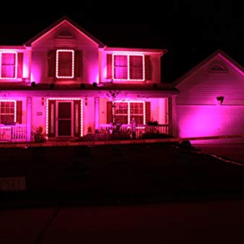 T-SUN Led Flood Light,10W RGB Color Changing Waterproof Security L...
