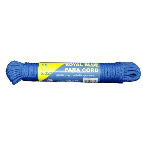 T.W Evans Cordage 79-535 para Cord, 50-Feet, Royal Blue
