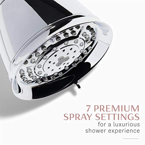 T3 - Source Showerhead | Adjustable Chrome Shower Head with Chlori...