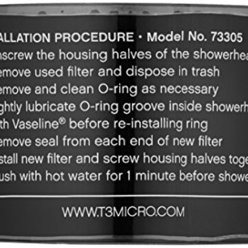T3 - Source Showerhead Replacement Water Filter | Copper, Zinc, an...