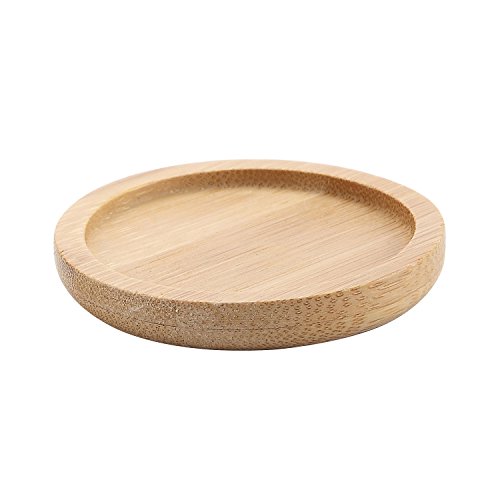 T4U 2 Inch Planter Pot Bamboo Saucer Round Set of 12, Succulent Po...