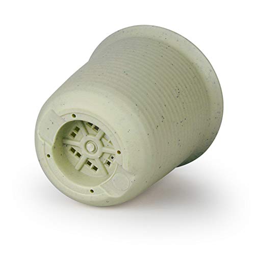 T4U 4.75 Inch Plastic Planter Pots with Saucer Grey Set of 10, See...