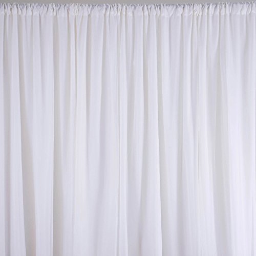 Ceiling Draping White Sheer Ceiling Curtain Voile Chiffon Ceiling ...