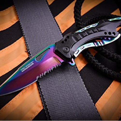 TAC Force TF-705RB Tactical Spring Assisted Knife 4.5 Closed