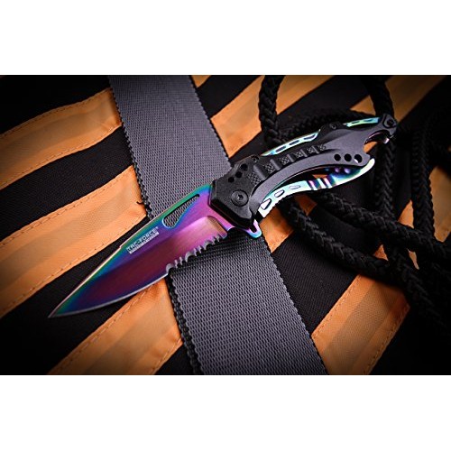 TAC Force TF-705RB Tactical Spring Assisted Knife 4.5 Closed
