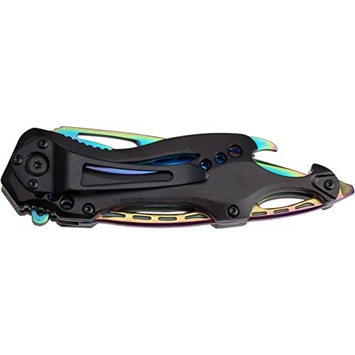 TAC Force TF-705RB Tactical Spring Assisted Knife 4.5 Closed