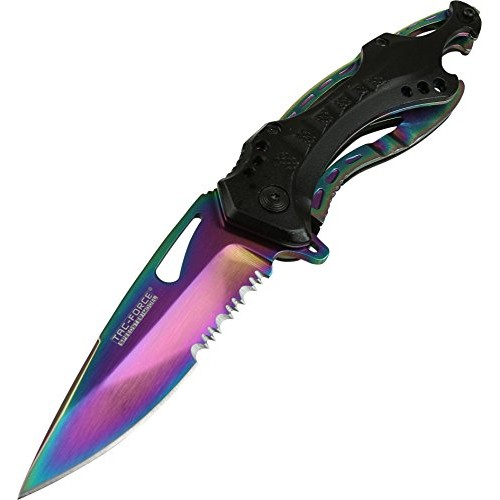 TAC Force TF-705RB Tactical Spring Assisted Knife 4.5 Closed