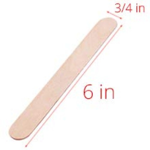 Tachibelle 100 Piece Jumbo Craft Sticks, Premium Wood For Building...