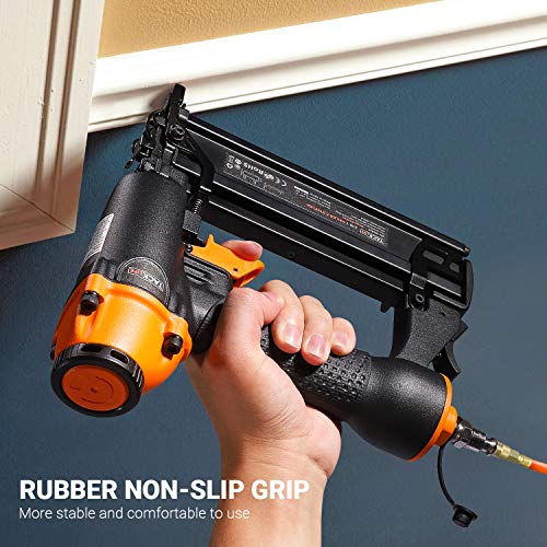 Brad Nailer, Air-powered, TACKLIFE 18GA 2-in-1 Nailer, 5/8”-2, Wi...