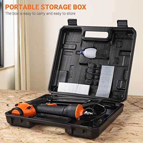 Brad Nailer, Air-powered, TACKLIFE 18GA 2-in-1 Nailer, 5/8”-2, Wi...